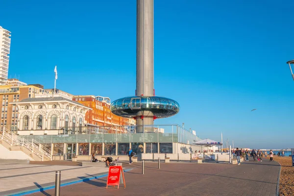 Brighton Beach Brighton Ngiltere Şubat 2019 360I Gözetleme Kulesi — Stok fotoğraf