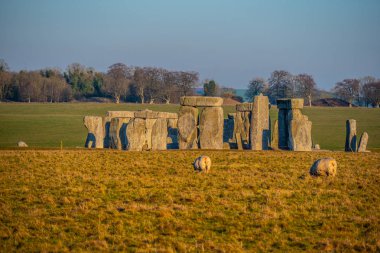 Stonehenge İngiltere'de - dünya ünlü kayalar gezi fotoğrafçılığı