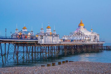 Eastbourne Pier South Coast İngiltere - gezi fotoğrafçılığı