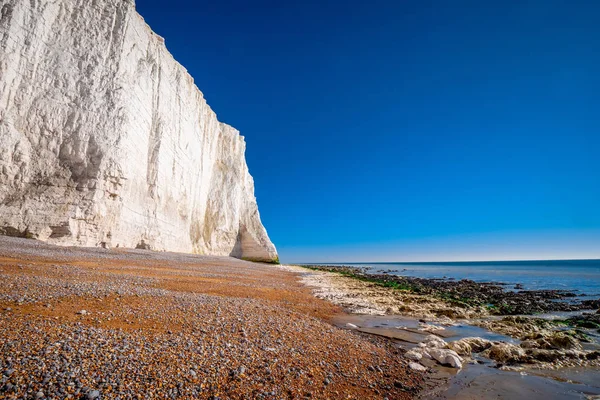 Famous Seven Sisters White Cliffs Coast Sussex England Travel Photography — Stock Photo, Image