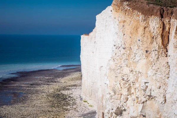 Beyaz Kayalıklarla Ngilizce Güney Sahilinde Gezi Fotoğrafçılığı — Stok fotoğraf