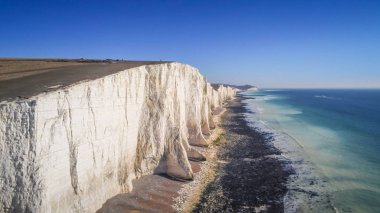Cuckmere Haven Beach yedi kız kardeş İngiltere