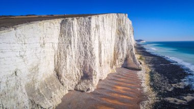 Cuckmere Haven Beach yedi kız kardeş İngiltere