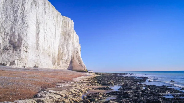 Cuckmere Haven Beach at Seven Sisters England — Stock Photo, Image