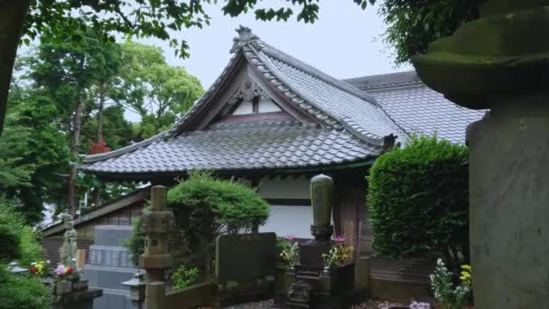 Shintoschrijn in Kamakura - het beroemde heiligdom Tsurugaoka Hachiman-gu — Stockvideo