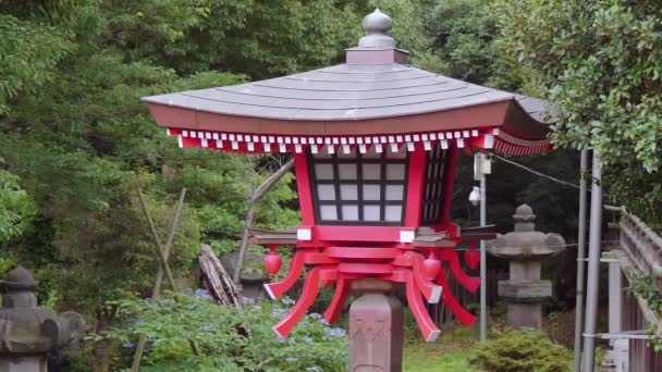 Hermoso santuario en el Parque Ueno Tokio — Vídeos de Stock
