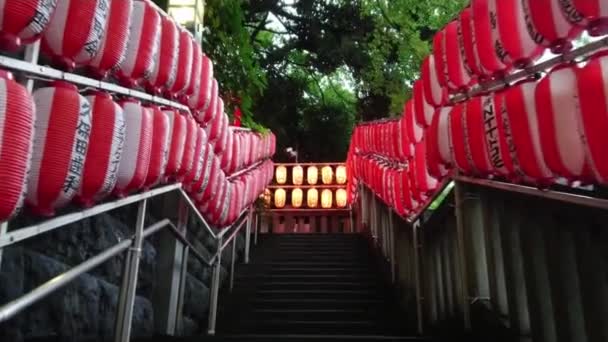 有名な日枝 - 夕方に東京の神社 — ストック動画