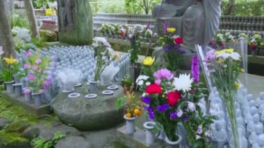 Kamakura Japonya'da ünlü Hase Dera Tapınağı