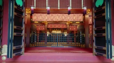 Tokyo - Bunkyo Nezu Jinja ünlü Şinto Tapınak