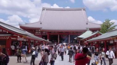 Senso-Ji Tapınağı Tokyo - ünlü içinde Asakusa Sensoji - Tokyo, Japonya - 12 Haziran 2018