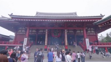 En ünlü Tapınağı Tokyo - tapınak Asakusa Senso-Ji - Tokyo, Japonya - 12 Haziran 2018