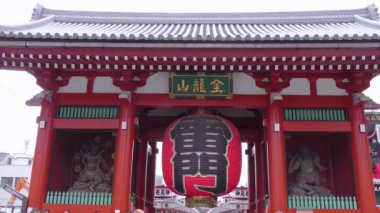 En ünlü Tapınağı Tokyo - tapınak Asakusa Senso-Ji - Tokyo, Japonya - 12 Haziran 2018