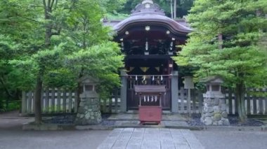 Şinto tapınak Kamakura - ünlü Tsurugaoka Hachiman-gu Tapınak