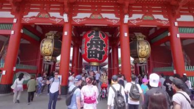 Senso-Ji Tapınağı Tokyo - ünlü içinde Asakusa Sensoji - Tokyo, Japonya - 12 Haziran 2018