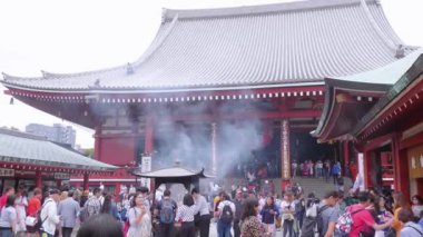 Senso-Ji Tapınağı Tokyo - ünlü içinde Asakusa Sensoji - Tokyo, Japonya - 12 Haziran 2018
