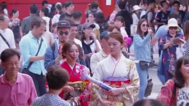 Senso-Ji Tapınağı Tokyo - ünlü içinde Asakusa Sensoji - Tokyo, Japonya - 12 Haziran 2018