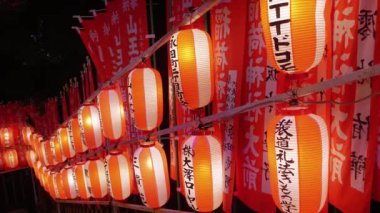 Güzel Japon kağıt fenerler