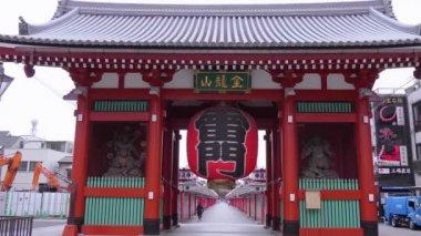 En ünlü Tapınağı Tokyo - tapınak Asakusa Senso-Ji - Tokyo, Japonya - 12 Haziran 2018