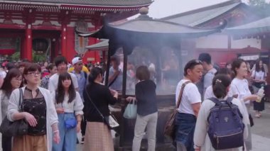 Senso-Ji Tapınağı Tokyo - ünlü içinde Asakusa Sensoji - Tokyo, Japonya - 12 Haziran 2018