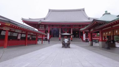 En ünlü Tapınağı Tokyo - tapınak Asakusa Senso-Ji - Tokyo, Japonya - 12 Haziran 2018