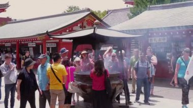 Senso-Ji Tapınağı Tokyo - ünlü içinde Asakusa Sensoji - Tokyo, Japonya - 12 Haziran 2018