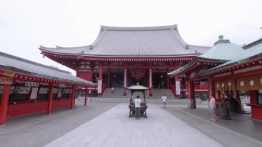 Senso-Ji Tapınağı Tokyo - ünlü içinde Asakusa Sensoji - Tokyo, Japonya - 12 Haziran 2018