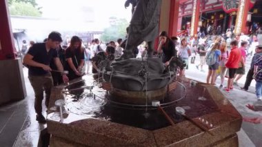 Senso-Ji Tapınağı Tokyo - ünlü içinde Asakusa Sensoji - Tokyo, Japonya - 12 Haziran 2018