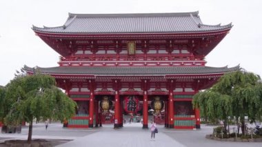 En ünlü Tapınağı Tokyo - tapınak Asakusa Senso-Ji - Tokyo, Japonya - 12 Haziran 2018