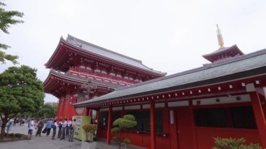 En ünlü Tapınağı Tokyo - tapınak Asakusa Senso-Ji - Tokyo, Japonya - 12 Haziran 2018