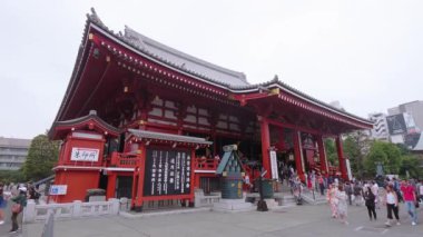 Senso-Ji Tapınağı Tokyo - ünlü içinde Asakusa Sensoji - Tokyo, Japonya - 12 Haziran 2018