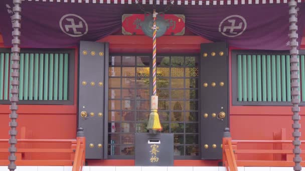 Komagatado Temple in Asakusa Tokio — Stock Video