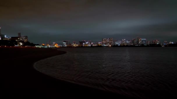 Tokyos skyline på natten - Tokyo, Japan - 12 juni 2018 — Stockvideo