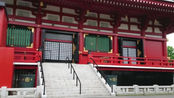 Tempio di Senso-Ji a Tokyo - famoso Sensoji ad Asakusa — Video Stock