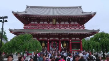 En ünlü Tapınağı Tokyo - tapınak Asakusa Senso-Ji - Tokyo, Japonya - 12 Haziran 2018