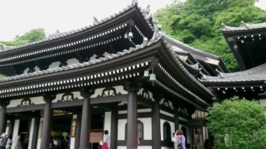 Ünlü Hase Dera Tapınağı Kamakura Japonya - Tokyo, Japonya - 12 Haziran 2018