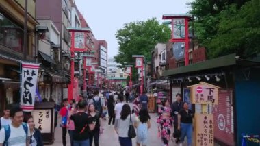 En ünlü Tapınağı Tokyo - tapınak Asakusa Senso-Ji - Tokyo, Japonya - 12 Haziran 2018