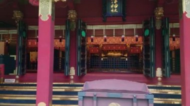 Ünlü Şinto tapınak Tokyo - Bunkyo içinde Nezu Jinja - Tokyo, Japonya - 17 Haziran 2018