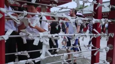 En ünlü Tapınağı Tokyo - tapınak Asakusa Senso-Ji - Tokyo, Japonya - 12 Haziran 2018