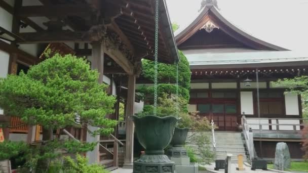 Casa tradicional japonesa em Kamakura - TOKYO, JAPÃO - JUNHO 17, 2018 — Vídeo de Stock