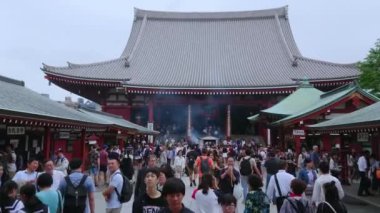 En ünlü Tapınağı Tokyo - tapınak Asakusa Senso-Ji - Tokyo, Japonya - 12 Haziran 2018