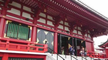 En ünlü Tapınağı Tokyo - tapınak Asakusa Senso-Ji - Tokyo, Japonya - 12 Haziran 2018