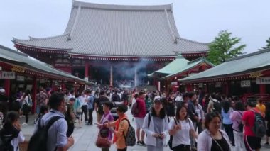 Senso-Ji Tapınağı Tokyo - ünlü içinde Asakusa Sensoji - Tokyo, Japonya - 12 Haziran 2018