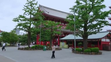 Senso-Ji Tapınağı Tokyo - ünlü içinde Asakusa Sensoji - Tokyo, Japonya - 12 Haziran 2018