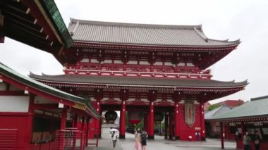 En ünlü Tapınağı Tokyo - tapınak Asakusa Senso-Ji - Tokyo, Japonya - 12 Haziran 2018