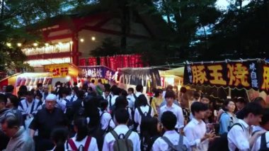 Büyük kutlama - yıllık ziyafete Hie tapınak Tokyo - Tokyo, Japonya - 15 Haziran 2018
