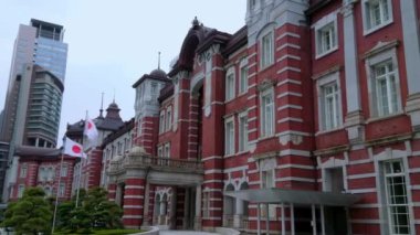 Tokyo İstasyonu - büyük Merkez İstasyonu şehir - Tokyo, Japonya - 12 Haziran 2018