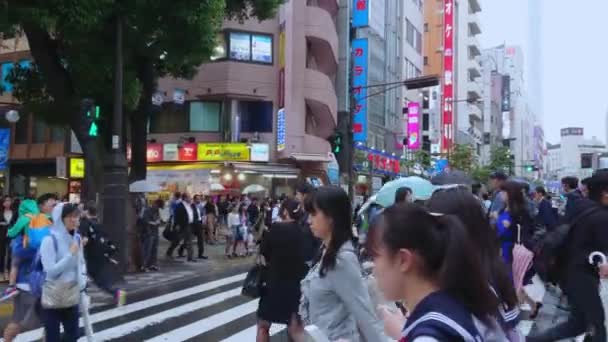 Toko-toko di Ikebukuro Toshima di Tokyo - tempat yang populer - TOKYO, JAPAN - JUNE 18, 2018 — Stok Video