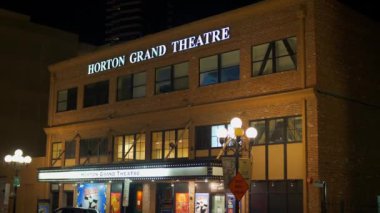 Horton Grand Theater tarihi Gaslamp Quarter San Diego - CALIFORNIA, ABD - 18 Mart 2019