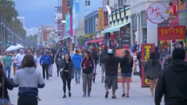 Venedik Plajı Güney Okyanusu Yürüyüşü - CALIFORNIA, ABD - 18 Mart 2019