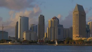 San Diego şehir merkezindeki gökdelenler - CALIFORNIA, ABD - 18 Mart 2019